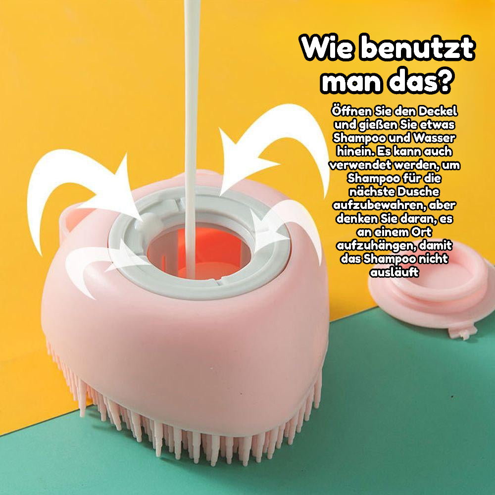 Haustier-Duschbürste